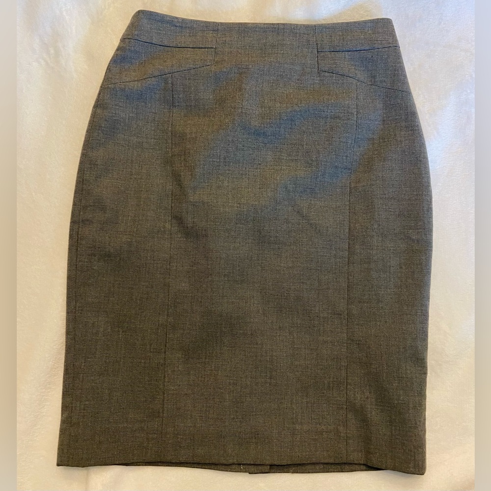 Ann Taylor Grey Pencil Skirt